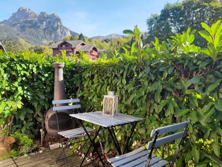 Ferienwohnung Rez De Jardin / Pieds Des Pistes Bernex Exterior foto