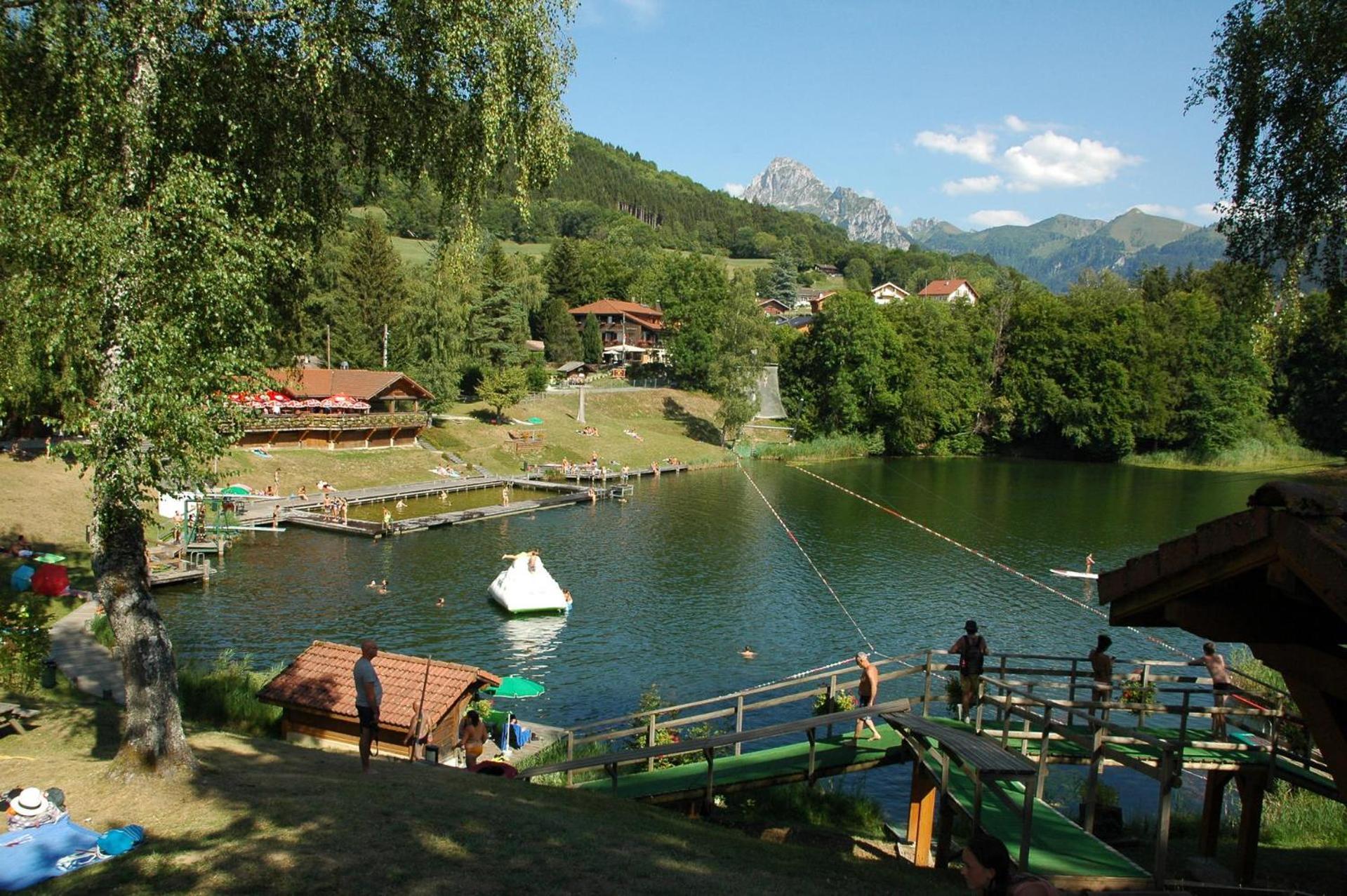 Ferienwohnung Rez De Jardin / Pieds Des Pistes Bernex Exterior foto