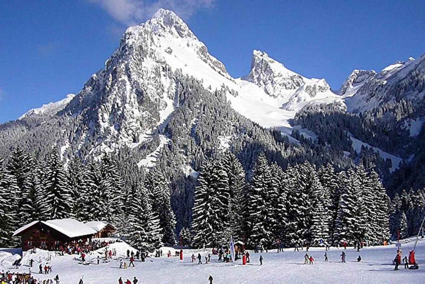 Ferienwohnung Rez De Jardin / Pieds Des Pistes Bernex Exterior foto